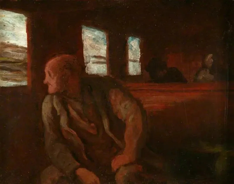 Üçüncü sınıf vagon - Honoré Daumier