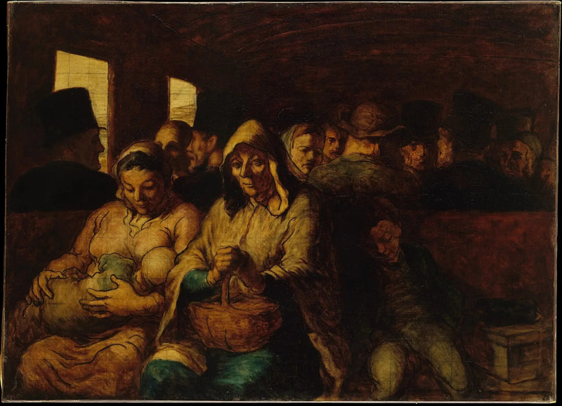Üçüncü sınıf vagon - Honoré Daumier