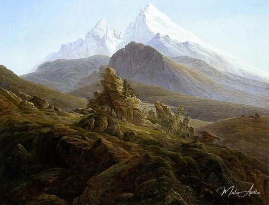 Le Watzmann - Caspar David Friedrich - Reproductions de tableaux et peintures haut de gamme