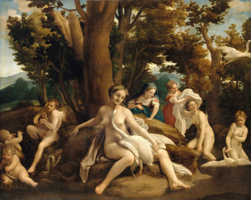 Léda ve Kuğu - Antonio da Correggio