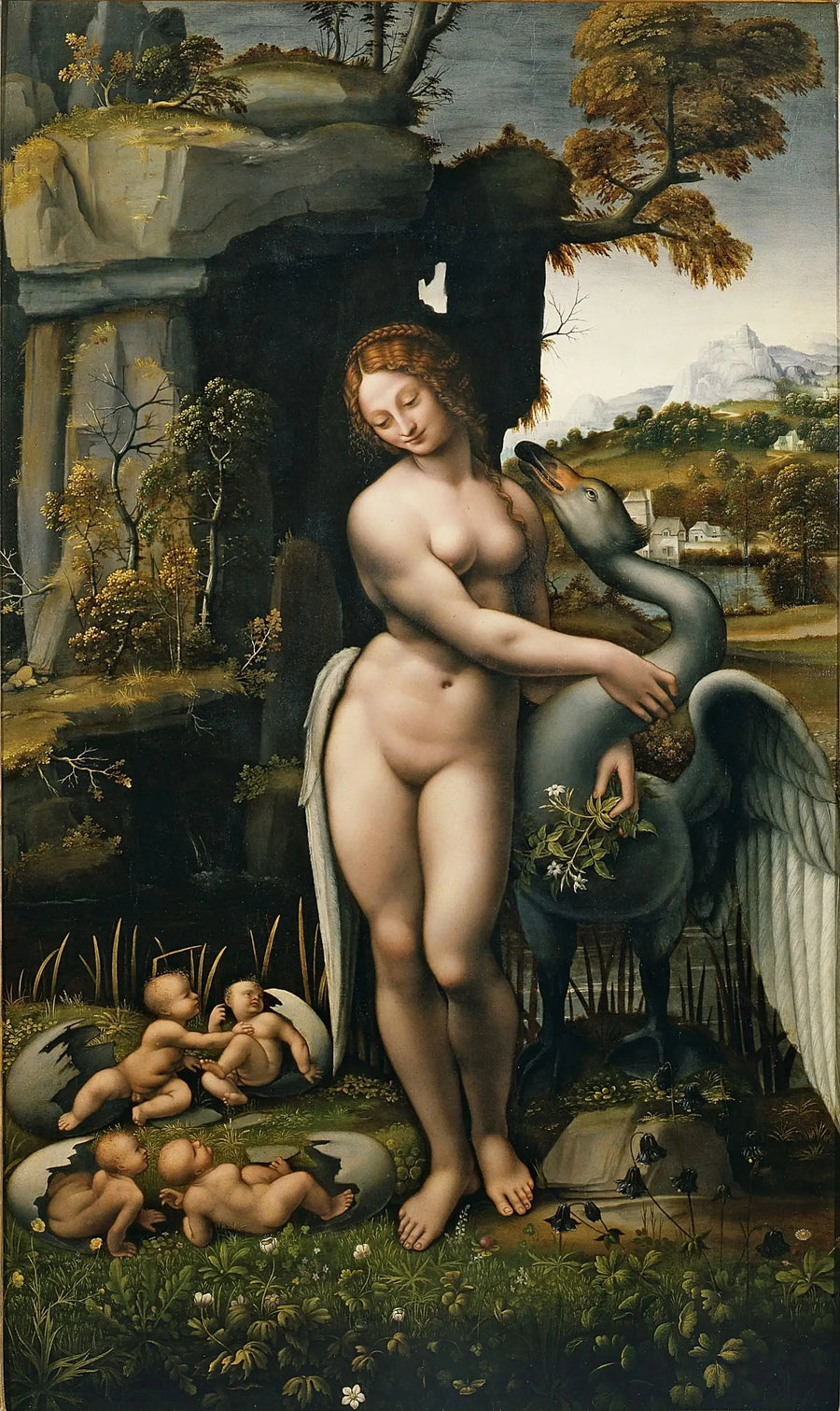 Leda ve Kuğu - Leonardo da Vinci