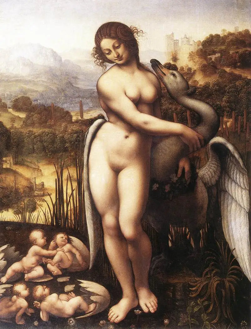 Leda ve Kuğu - Leonardo da Vinci