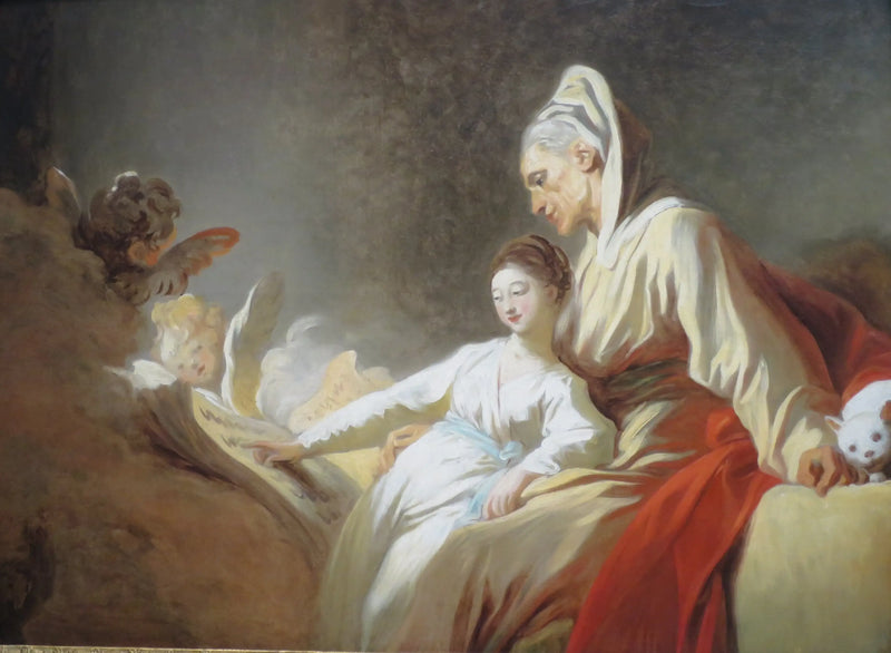 Bakire'nin Eğitimi - Jean-Honoré Fragonard