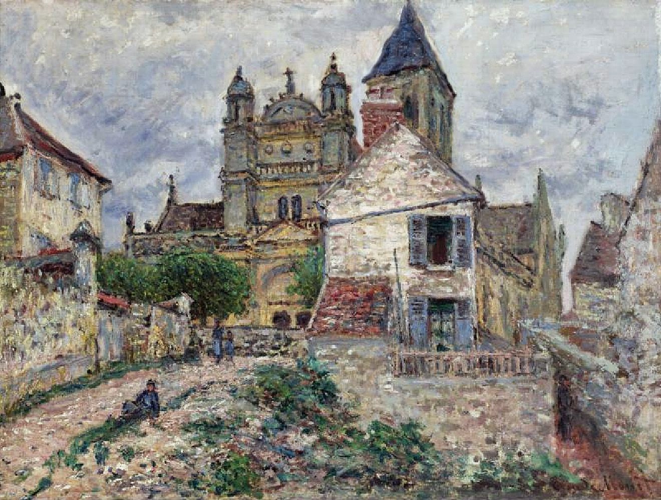 Reproduction du tableau « L'église de Vetheuil - Claude Monet » par Alpha Reproduction en peinture à l’huile