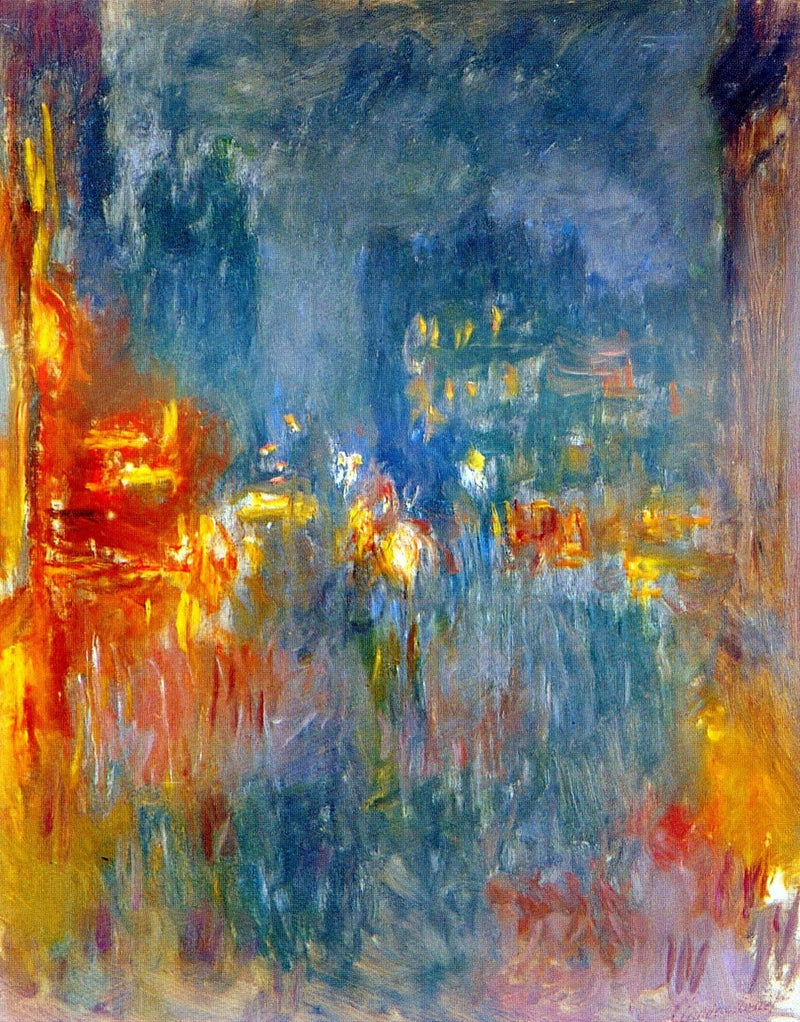 Leicester Meydanı, geceleri - Claude Monet
