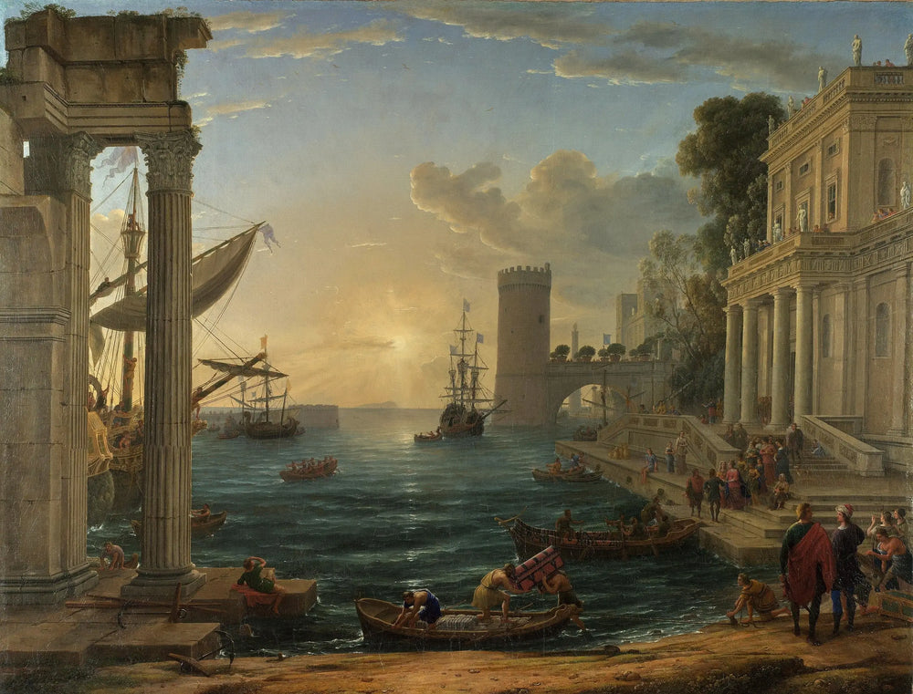 L’Embarquement de la reine de Saba - Claude Lorrain - Alpha Reproduction