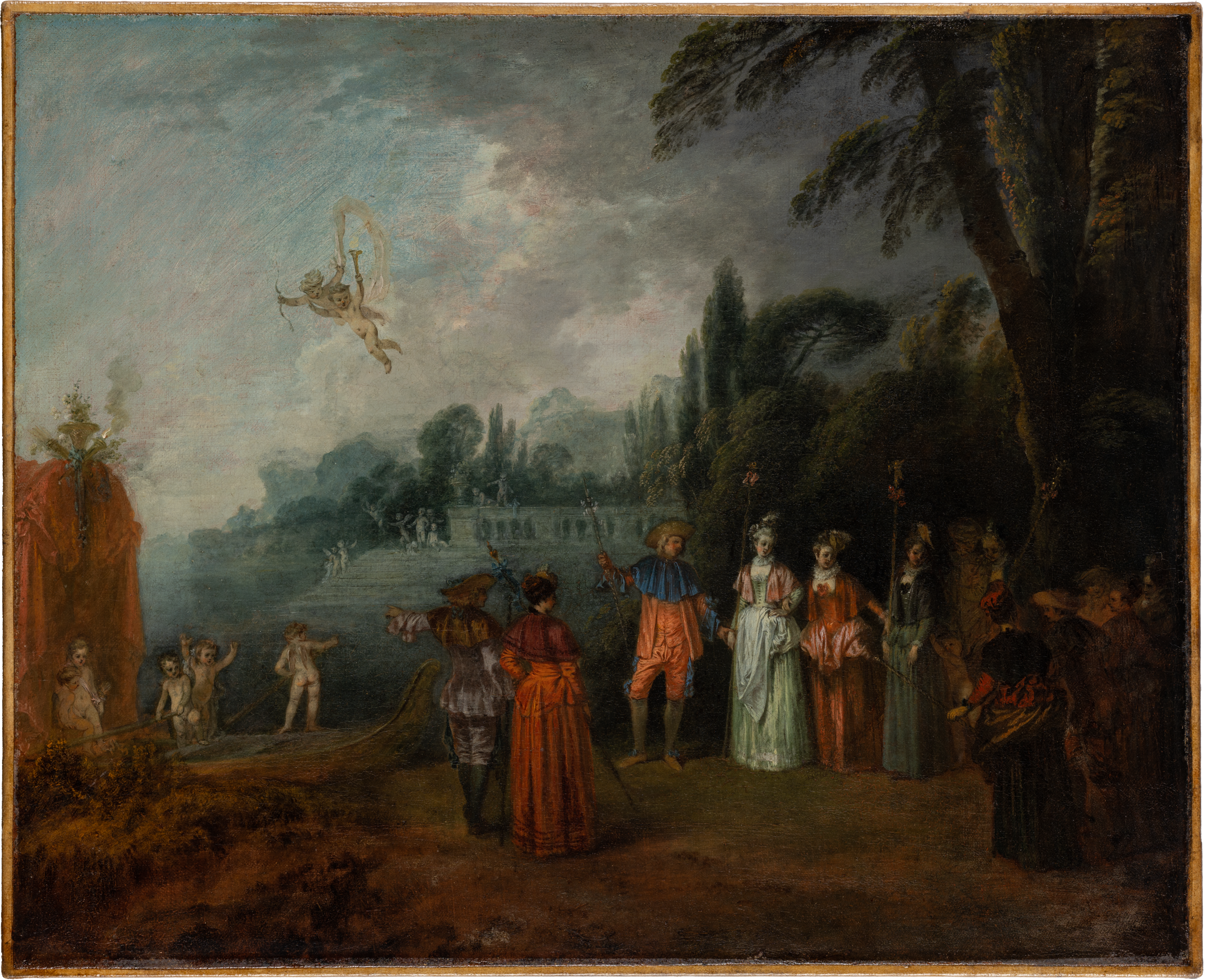 Cythère'ye Yolculuk - Antoine Watteau