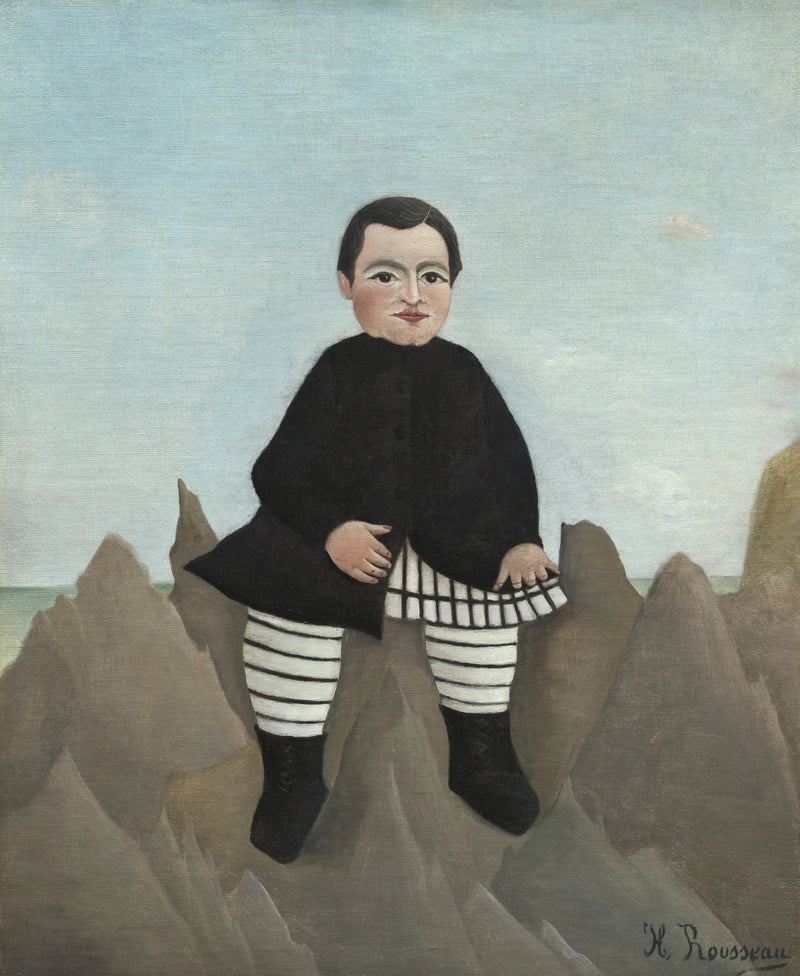Çocuk ve Kayalar - Henri Rousseau