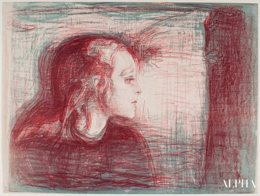 L'enfant malade i - Edvard Munch - Reproductions de tableaux et peintures haut de gamme