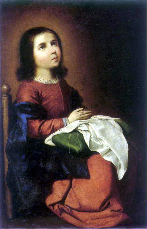 Dua Eden Meryem Çocuk - Francisco de Zurbarán