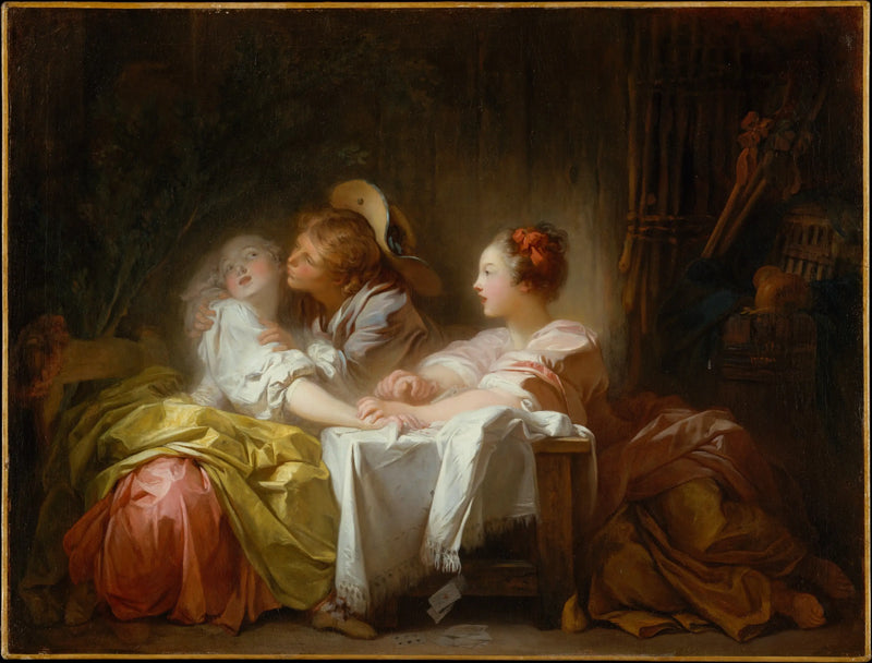 Kaybedilen Çıkar veya Kazanılan Öpücük - Jean-Honoré Fragonard
