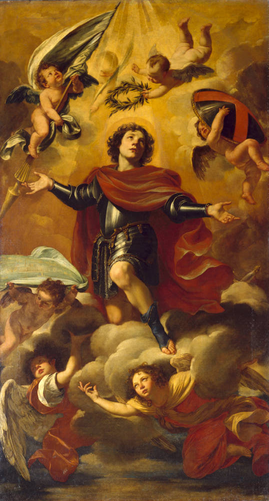 Saint Théodore'nun Çekilişi - Simon Vouet