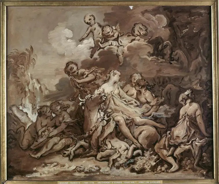 Avrupa'nın Çekilişi - François Boucher