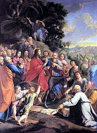 L'entrée du Christ à Jérusalem - Philippe de Champaigne