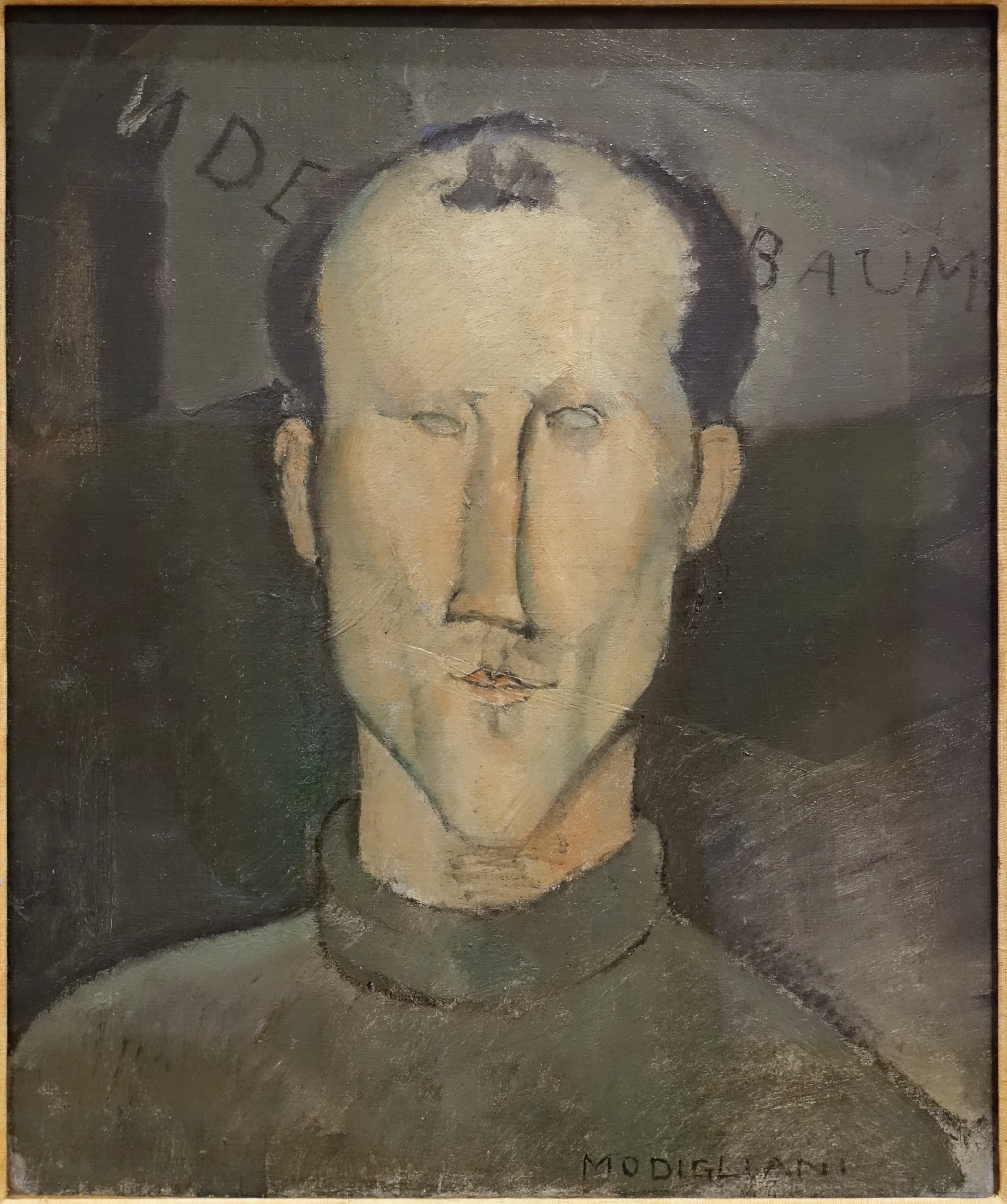 Reproduction du tableau « Léon Indenbaum - Amedeo Modigliani » par Alpha Reproduction en peinture à l’huile