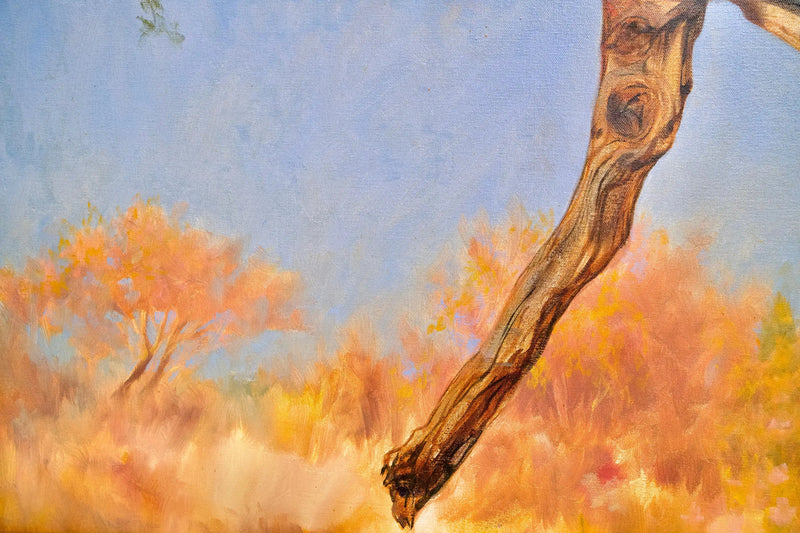 Ağaçtaki Leopar | 150x100 cm