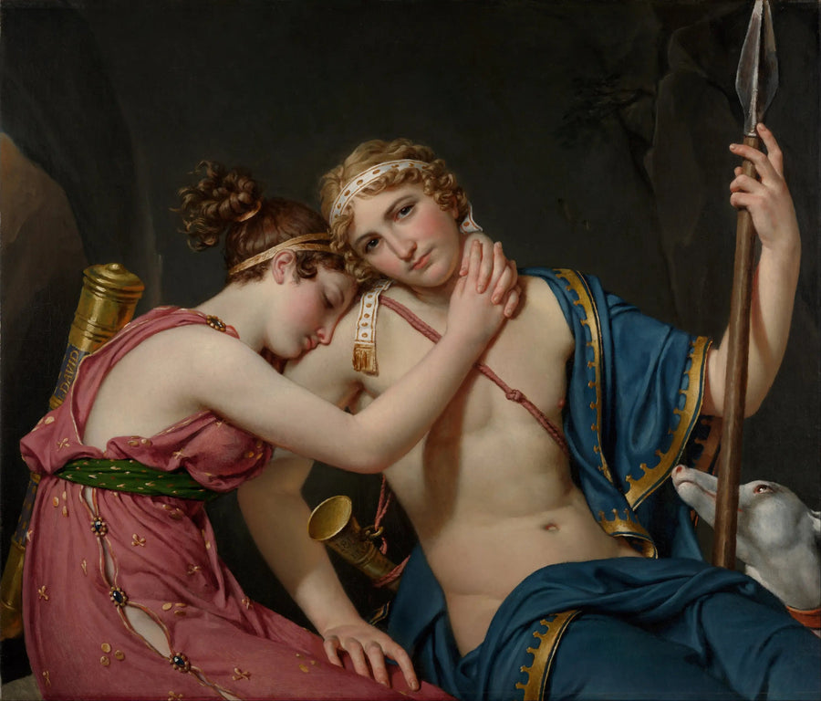 Telemaque ve Eucharis'in Veda'sı - Jacques-Louis David