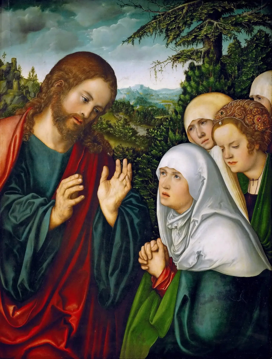 İsa'nın Annesine Veda Edişi - Lucas Cranach the Elder