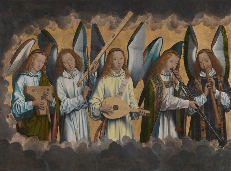 Müzik yapan melekler - Hans Memling