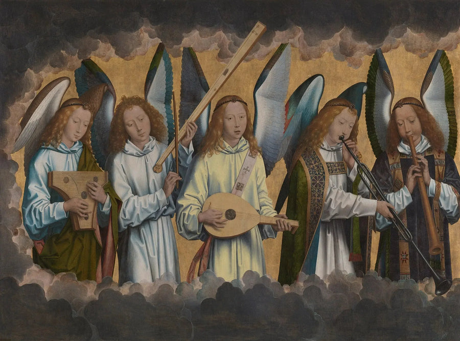 Müzik yapan melekler - Hans Memling
