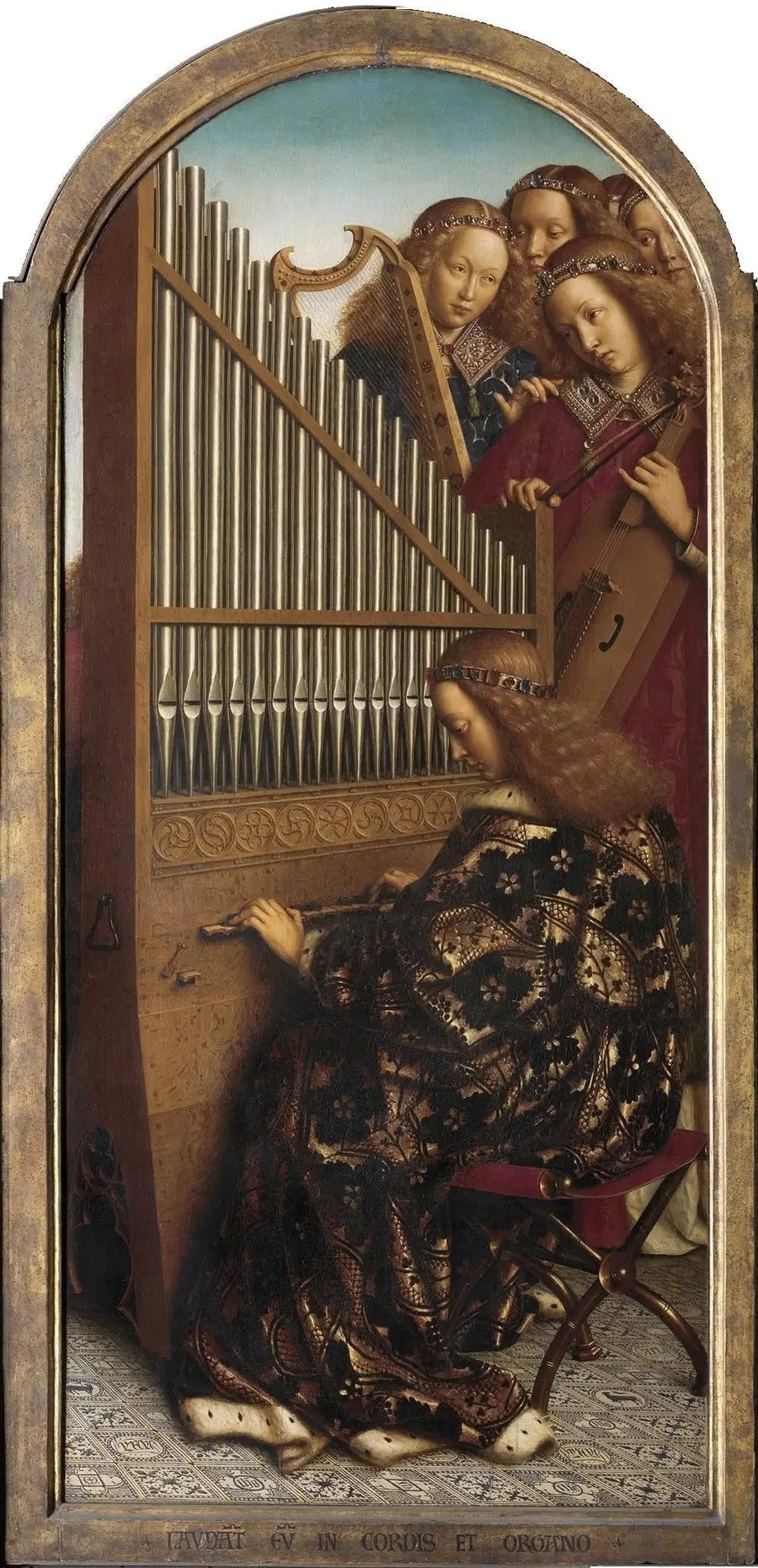 Müzik yapan melekler - Jan van Eyck