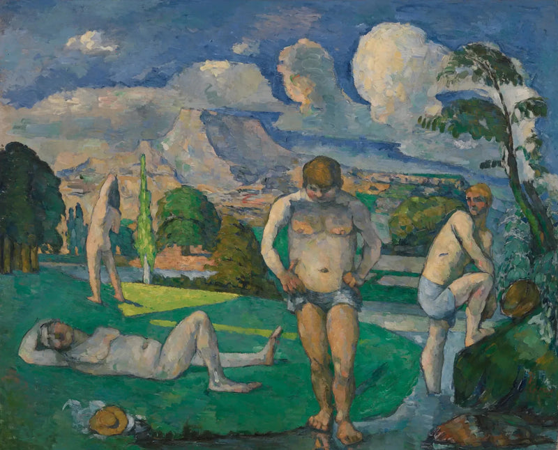 Dinlenen Yüzücüler - Paul Cézanne
