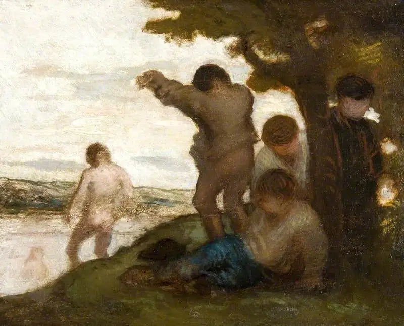 Yüzücüler - Honoré Daumier