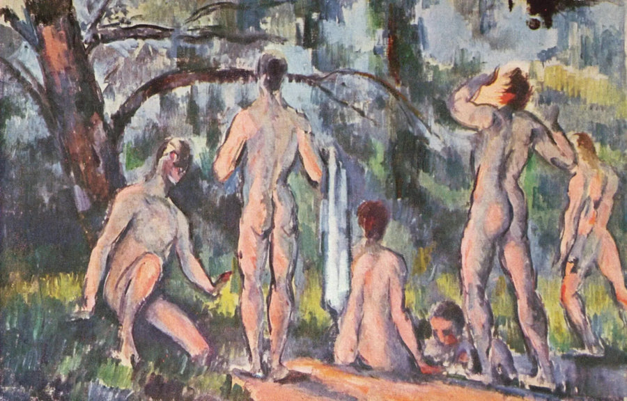 Yüzücüler - Paul Cézanne