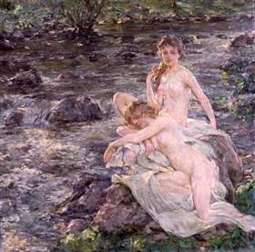 Yüzücüler - Robert Lewis Reid