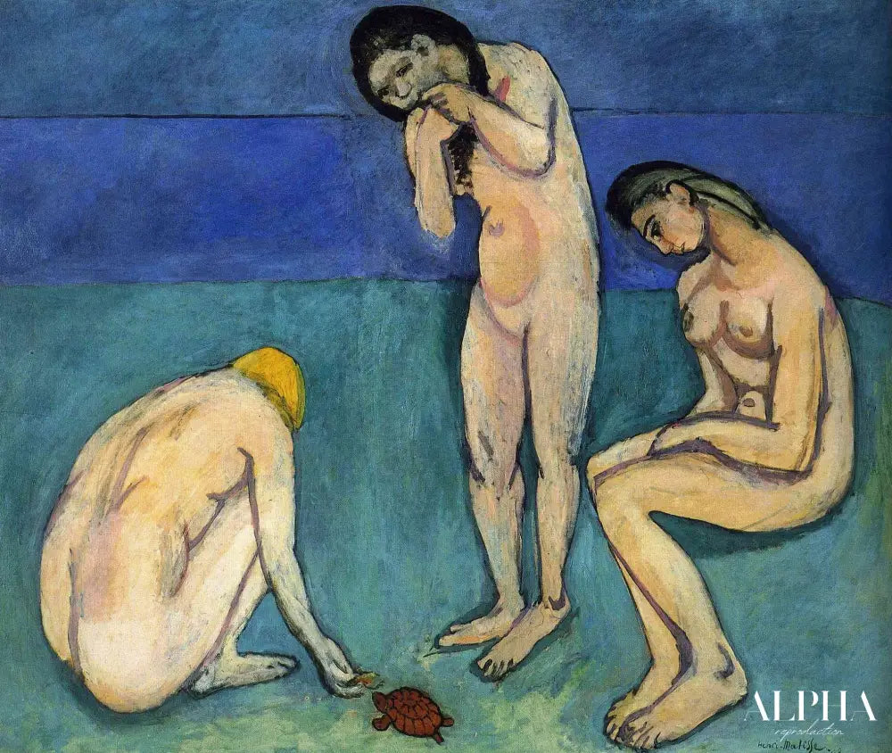 Les baigneuses à la tortue - Matisse - Reproductions de tableaux et peintures haut de gamme