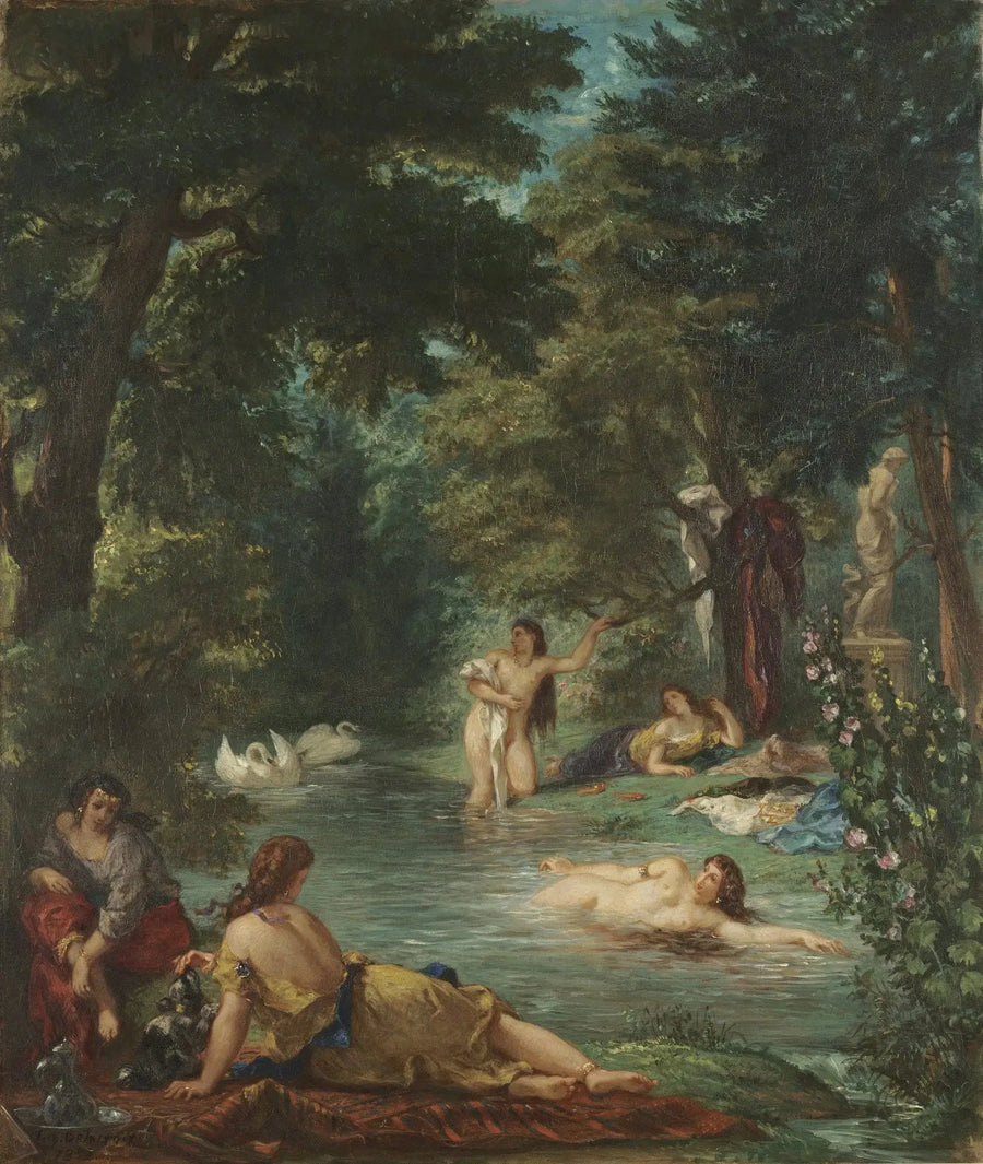 Yüzücüler - Eugène Delacroix