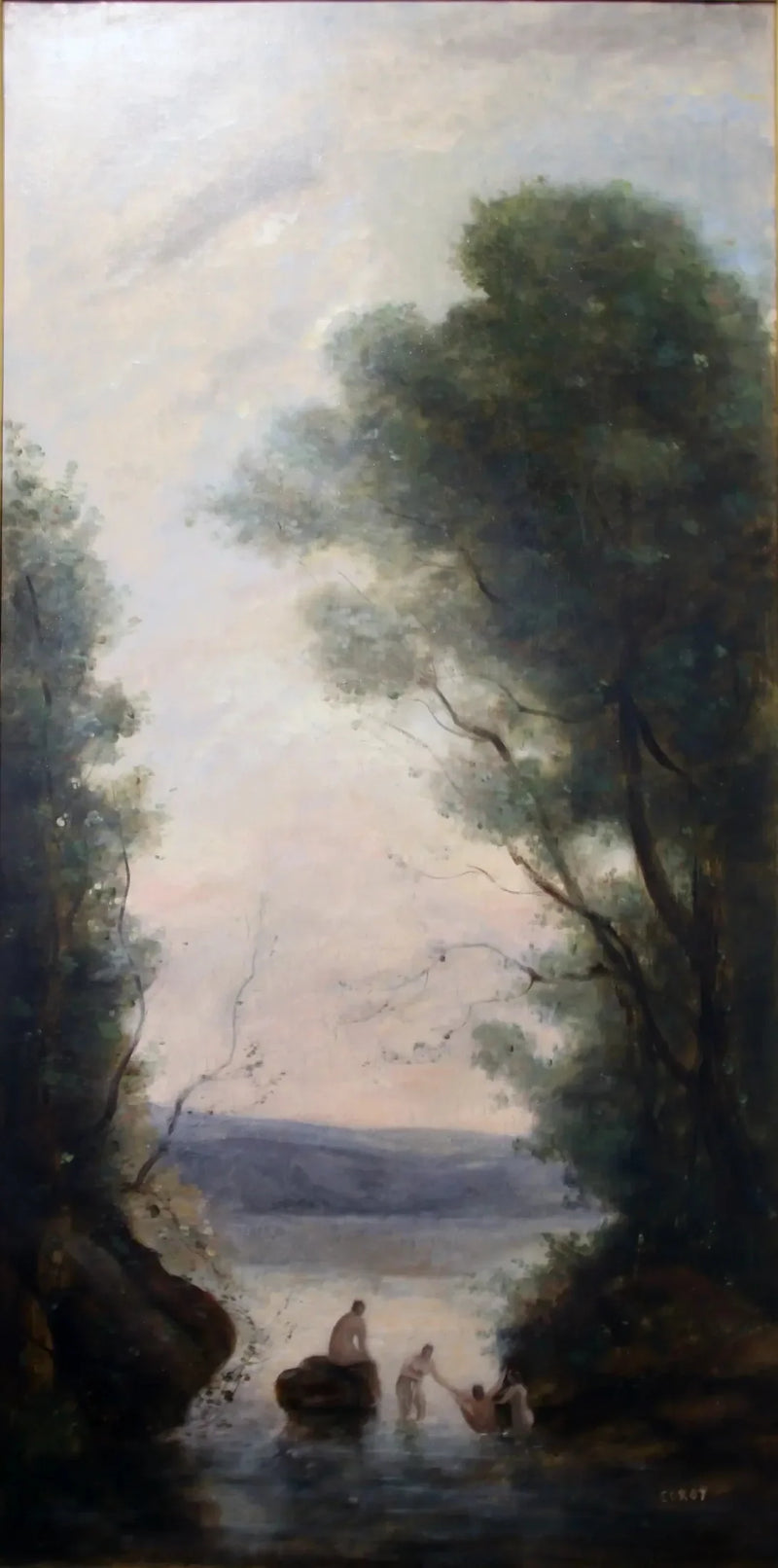 Yüzücüler - Jean-Baptiste Camille Corot