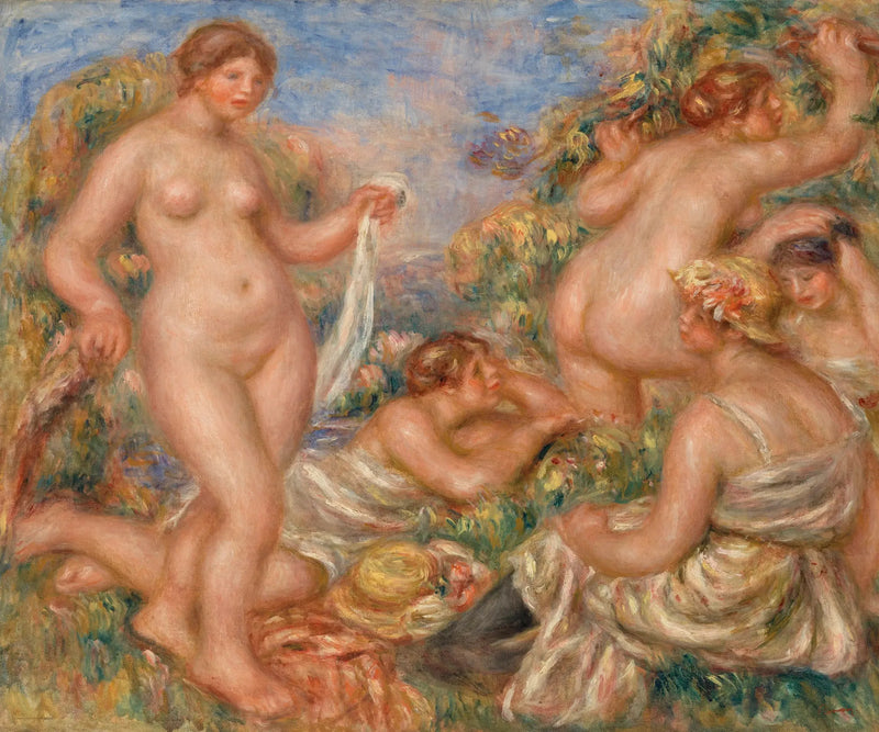 Yüzücüler - Pierre-Auguste Renoir