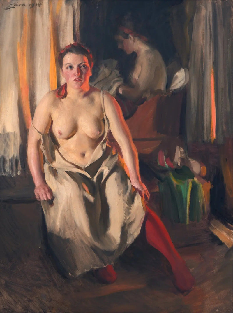 Kırmızı Çoraplar - Anders Zorn