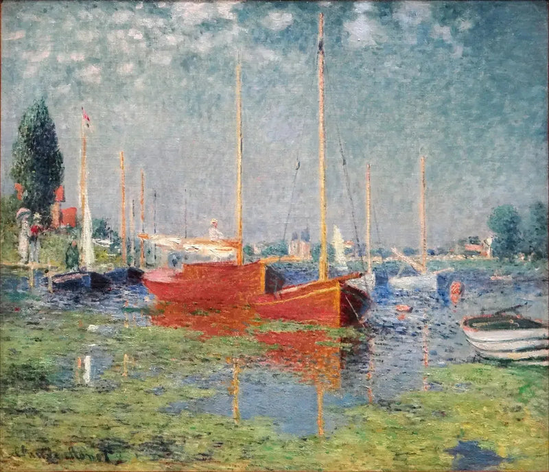 Kırmızı tekneler, Argenteuil - Claude Monet