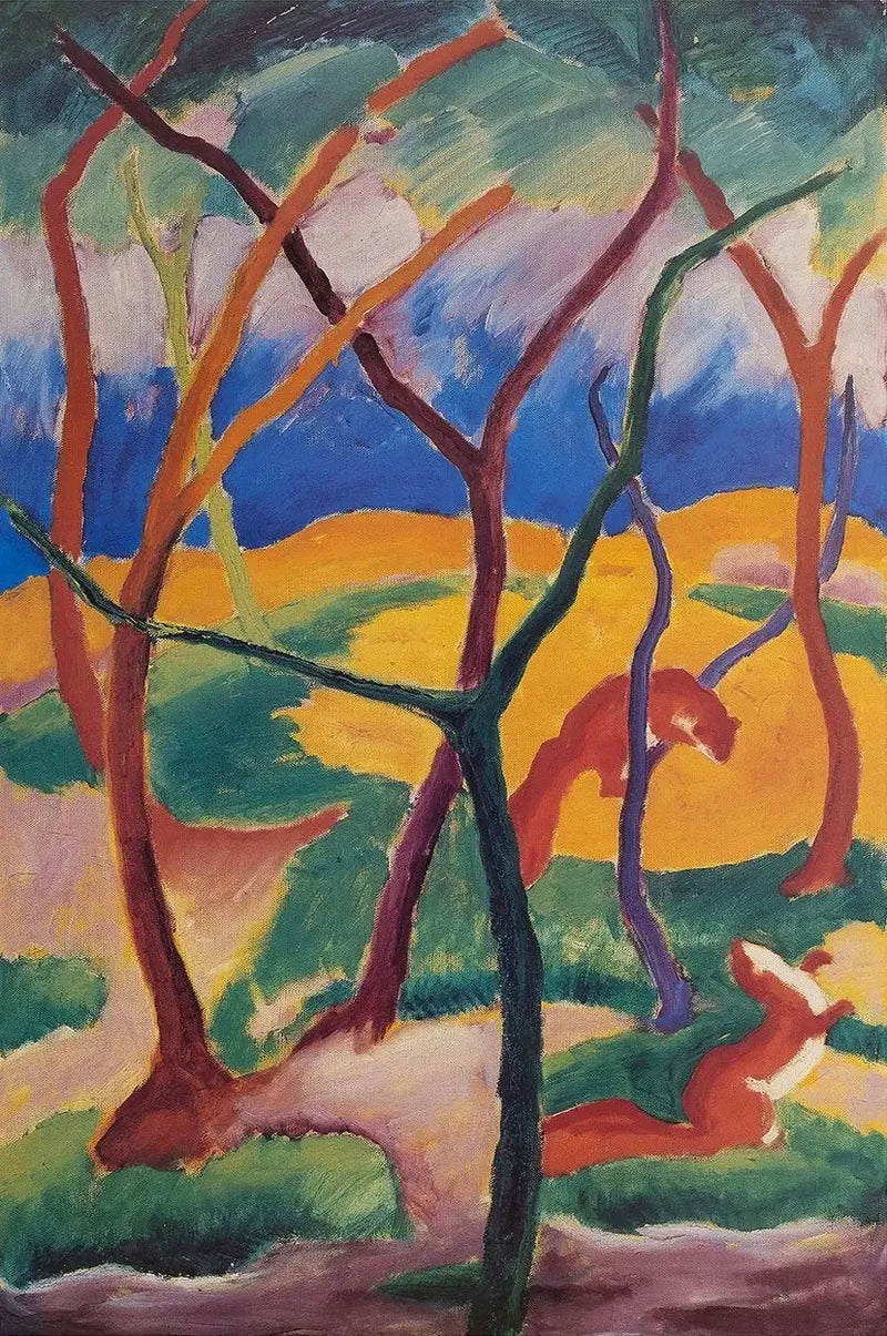 Sincaplar Oynuyor - Franz Marc