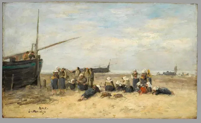 Berckoise'ler - Eugène Boudin