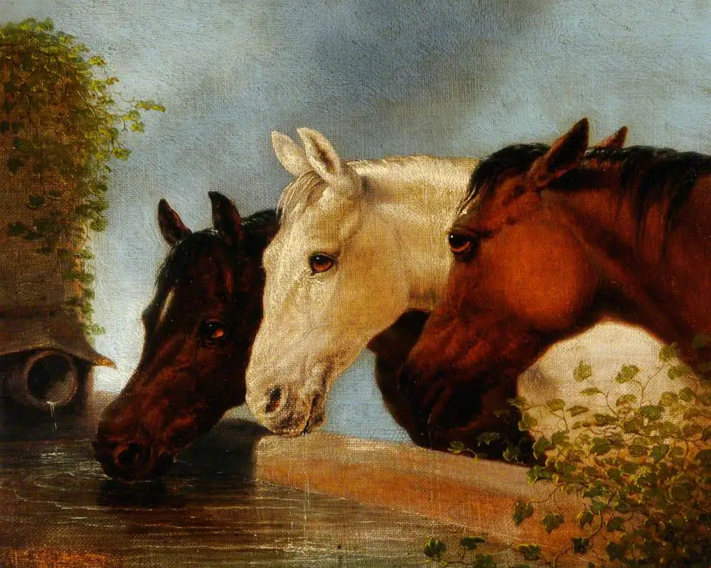 Les Bons Templiers - John Frederick Herring, Sr. image 1 reproduction de peinture à l’huile