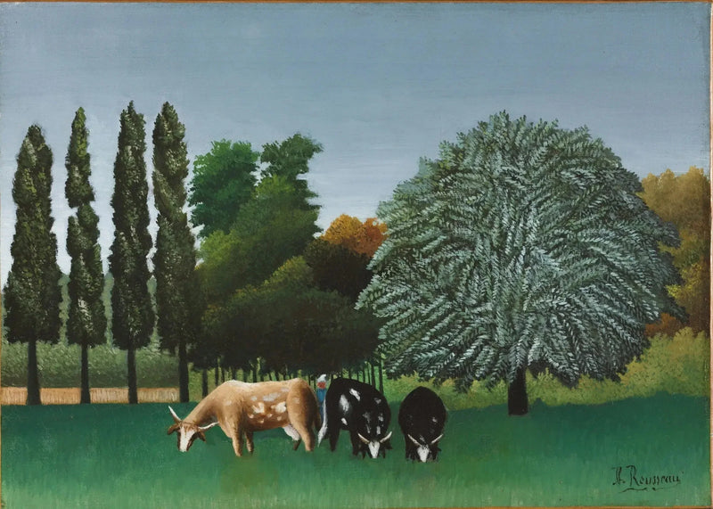 Oise kıyıları - Henri Rousseau