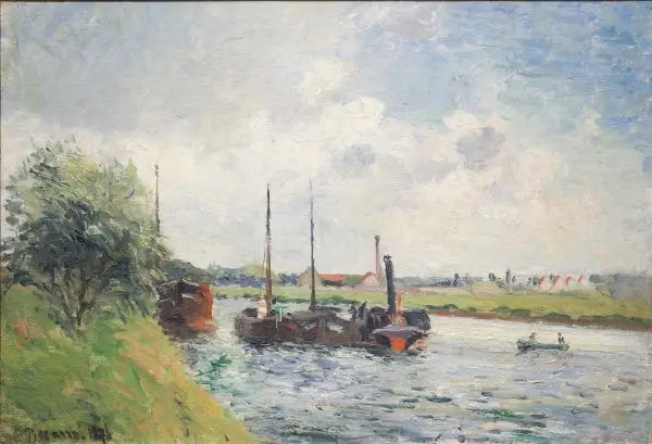 Oise Kenarları, Pontoise Yakınında - Camille Pissarro