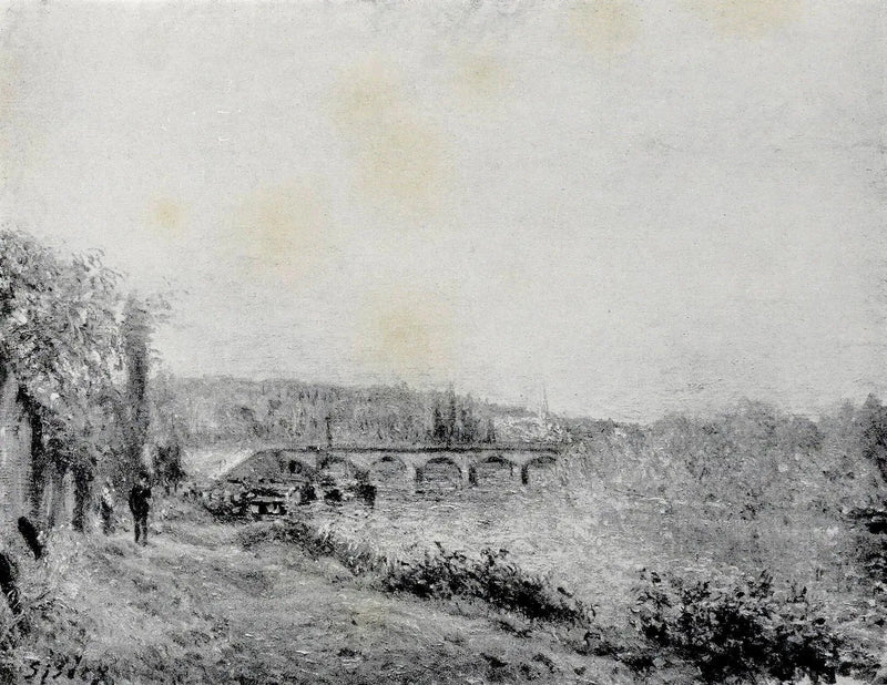 Seine Nehri Kenarları Yazın - Alfred Sisley