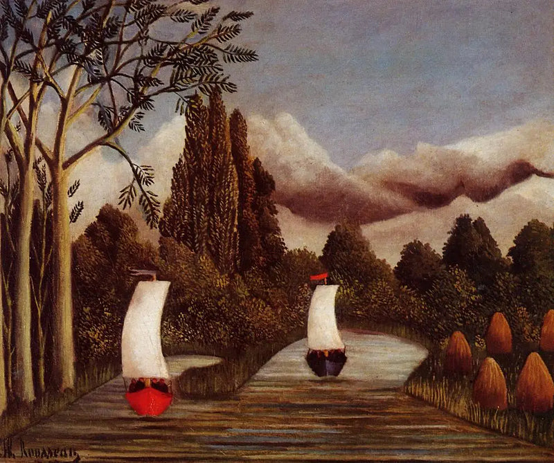 Oise kıyıları - Henri Rousseau