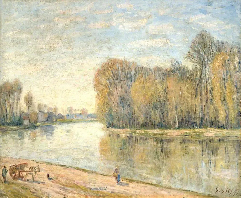 Loing'in Kenarları - Alfred Sisley