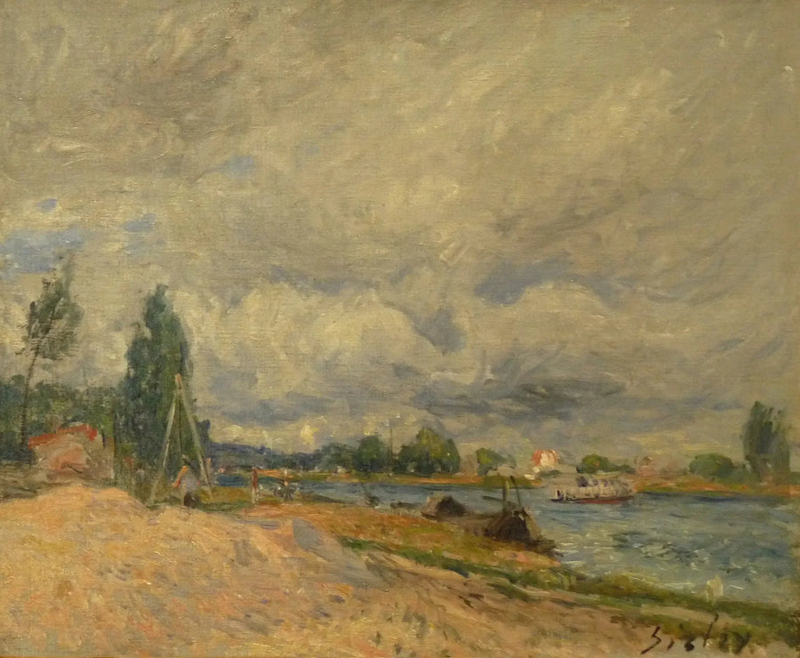 Loing'in Kenarları - Alfred Sisley