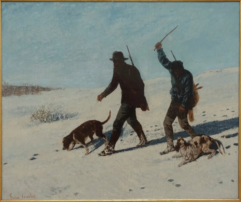 Avcılar, Ornans - Gustave Courbet