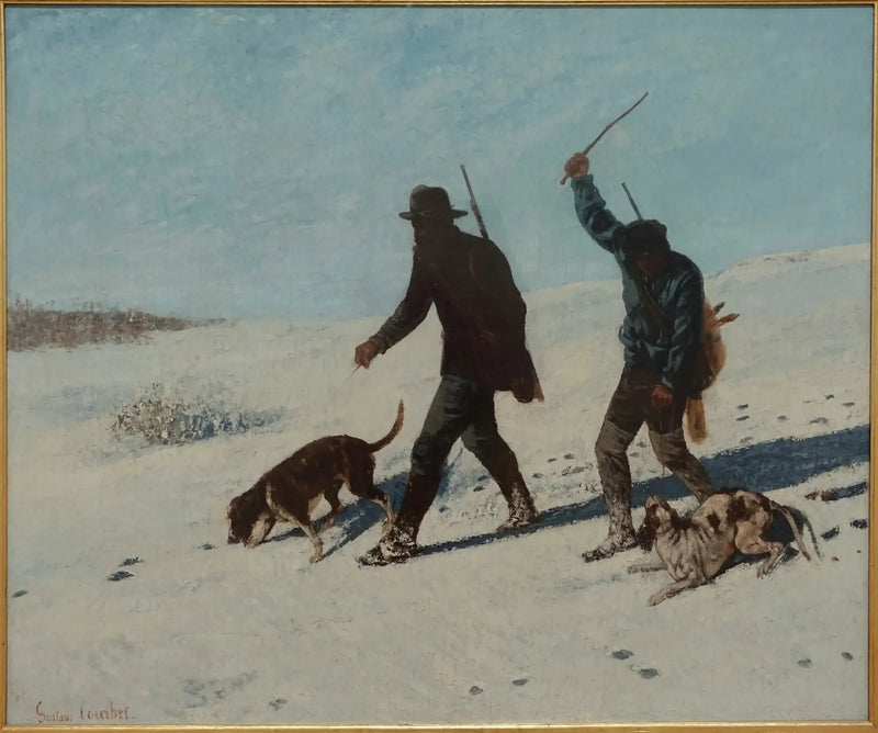Avcılar, Ornans - Gustave Courbet