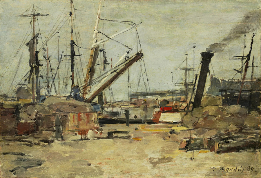 Balıkçı tekneleri - Eugène Boudin