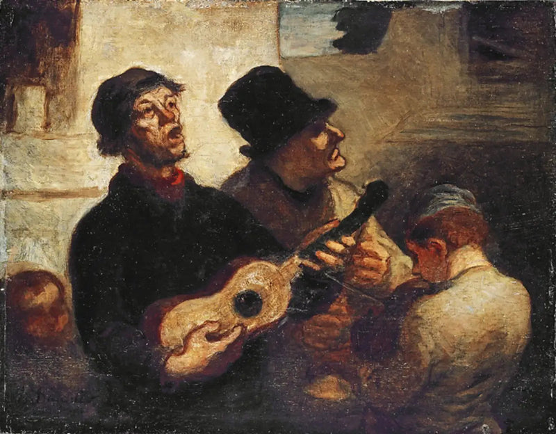 Sokak Şarkıcıları - Honoré Daumier