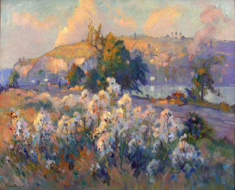 Seine kıyısındaki enginarlar - Robert Antoine Pinchon