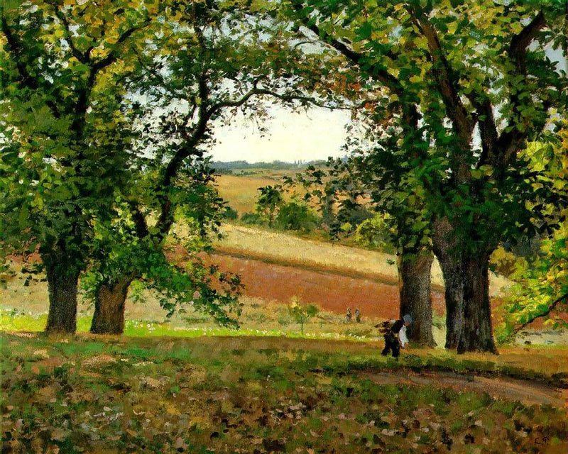 Osny'deki kestaneler - Camille Pissarro